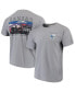 Фото #2 товара Men's Gray Kansas Jayhawks Comfort Colors Campus Scenery T-shirt