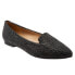 Фото #2 товара Trotters Harlowe T1707-010 Womens Black Leather Slip On Loafer Flats Shoes