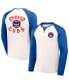 Фото #1 товара Men's Darius Rucker Collection by White, Royal Chicago Cubs Team Color Raglan T-shirt