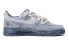 Фото #2 товара 【定制球鞋】 Nike Air Force 1 Low '07 空军一号 cs 解构鞋带 浸染腰果花 复古 浸染做旧 低帮 板鞋 男款 灰黑 / Кроссовки Nike Air Force CW2288-111