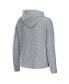 ფოტო #3 პროდუქტის Women's Heather Gray Colorado Avalanche Logo Pullover Hoodie and Pants Sleep Set