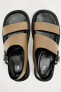 Фото #9 товара Асимметричные кожаные сандалии ZARA