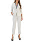 Women's Stretch Pique Single-Button Notched-Collar Jacket