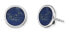 Silver earrings with blue lazurite ERE-LP-ST