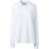 Фото #4 товара Women's School Uniform Tall Long Sleeve Interlock Polo Shirt