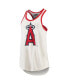 Women's White Los Angeles Angels Tater Racerback Tank Top