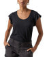 ფოტო #1 პროდუქტის Women's West Side Crewneck Short-Sleeve T-Shirt