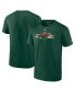 Фото #1 товара Men's Green Minnesota Wild Authentic Pro Secondary Replen T-shirt