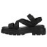 Фото #3 товара Dirty Laundry Khan Strappy Womens Black Casual Sandals KHAN-001