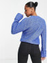 Фото #3 товара Urban Bliss relaxed jumper with turned cuff in cobalt blue