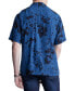 Men's Sinzo Printed Short Sleeve Button-Front Camp Shirt Синий, L - фото #3