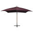 Фото #2 товара Садовый зонт vidaXL Ampelschirm 3005780 Bordeauxrot 300 x 300 см