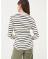 Фото #3 товара Women's Hettie Stripe Henley Top