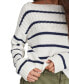 Фото #5 товара Женский свитер с лодочкой Lucky Brand из хлопка в полоску