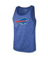 Men's Threads Josh Allen Royal Buffalo Bills Name & Number Tri-Blend Tank Top M - фото #3