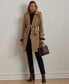 ფოტო #1 პროდუქტის Women's Belted Water-Resistant Trench Coat