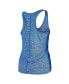 ფოტო #4 პროდუქტის Women's Blue Chicago Cubs Active Racerback Tank Top