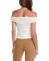 Bcbgmaxazria Off-The-Shoulder Top Women's White Xs