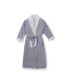 Stria Stripe Fleece and Polyester Bath Robe