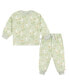 Фото #1 товара Baby Girls' Long Sleeve Top and Pant Fleece Pajamas, 2-piece