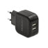 Wall Charger Qoltec 50186 Black 17 W