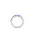 ფოტო #2 პროდუქტის Ocean Waves Design Sterling Silver, Blue Green Enamel Band Men Ring