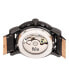 Фото #4 товара Часы REIGN Stavros Automatic Black Leather 44mm