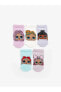 LCW Kids LOL Surprise OMG Lisanslı Kız Çocuk Patik Çorap 5'li