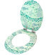 WC-Sitz Soft Close Mosaic World Green