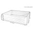 Powder-Coated Steel Rectangle Raised Garden Bed - Gray - 47 in