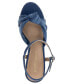 ფოტო #4 პროდუქტის Women's Orlie Raffia Platform Sandal