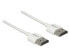 Фото #1 товара Delock 85121 - 0.5 m - HDMI Type A (Standard) - HDMI Type A (Standard) - 3840 x 2160 pixels - 3D - White