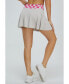 ფოტო #3 პროდუქტის Women's Bellemere High-Waisted Checkered Asymmetric Skirt