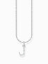 Фото #1 товара Thomas Sabo KE2249-051-14-L45V Silver necklace letter J