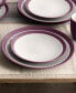 Colorwave Curve Set Of 4 Dinner Plate 11"