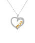 Diamond Accent Mom Heart Pendant