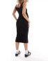 Фото #4 товара Vero Moda Maternity seamless midi dress in black