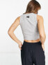 Фото #3 товара Dr Denim ribbed cropped tank in grey