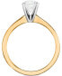 ფოტო #4 პროდუქტის Diamond (1 ct. t.w.) Engagement Ring in 14K White, Yellow or Rose Gold