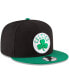 Men's Black, Kelly Green Boston Celtics 2-Tone 9FIFTY Adjustable Snapback Hat