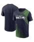 Men's College Navy Seattle Seahawks Yard Line Fashion Asbury T-shirt