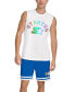 ფოტო #5 პროდუქტის Men's Regular-Fit Logo Graphic Sleeveless T-Shirt