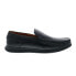 Фото #1 товара Florsheim Montigo Venetian Mens Black Loafers & Slip Ons Casual Shoes