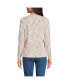 ფოტო #2 პროდუქტის Women's Tall Relaxed Supima Cotton Long Sleeve Crew Neck T-Shirt