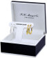 ფოტო #2 პროდუქტის 2-Pc. Set Polished Oval Hoop Earrings in Sterling Silver & 18k Gold-Plate, Created for Macy's