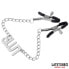 Фото #3 товара Nipple clamps with Chain - Slut