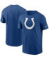 Фото #1 товара Men's Royal Indianapolis Colts Primary Logo T-shirt