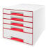 Фото #1 товара LEITZ Wow Desk Cube 5 Drawers 1 Large and 4 Small Buc Drawers