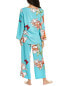 Фото #2 товара Natori 2Pc Wild Poppy Pajama Set Women's