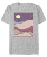 Фото #1 товара Men's Minimal Landscape Short Sleeves T-shirt